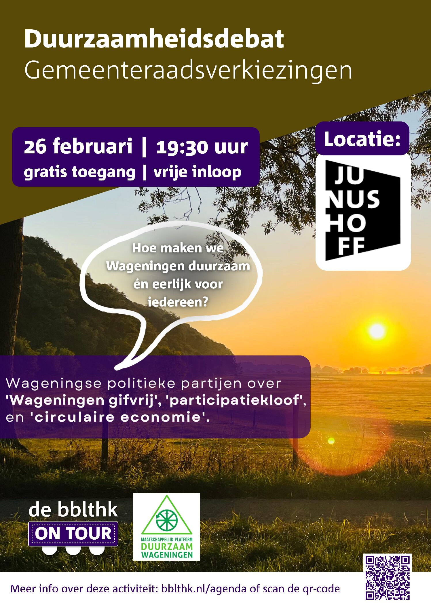 Vier mee: 25 jaar Platform Duurzaam Wageningen!